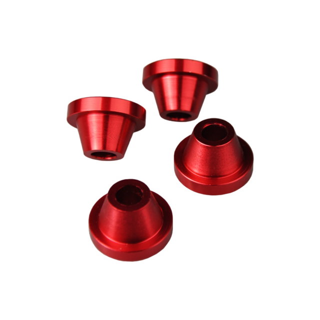 Rubber killers in ergal Suzuki RM 125 (05-12) red SCRMZ