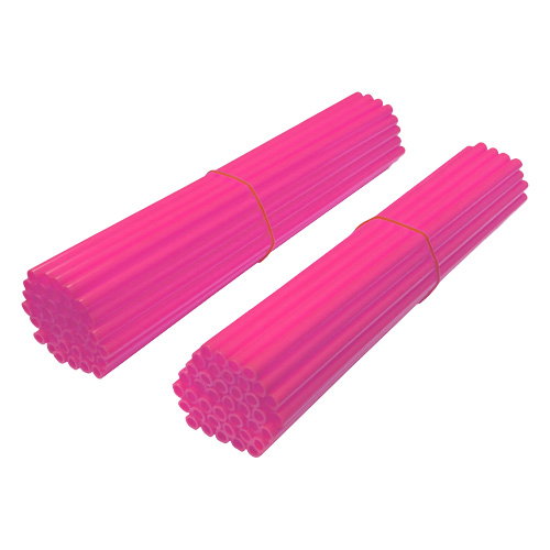 Set of 80 spoke covers neon fuchsia SKSK.FK
