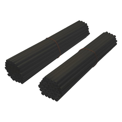 Set of 80 spoke covers black Set of 80 spoke covers black