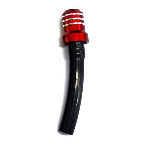 Fuel tank vent with short hose red Fuel tank vent with short hose red
