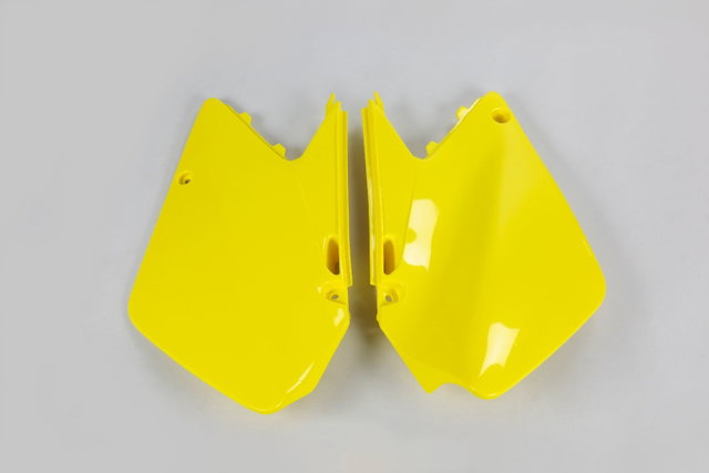 Side number plates Suzuki RM 125 (01-05) yellow* SU03996-102