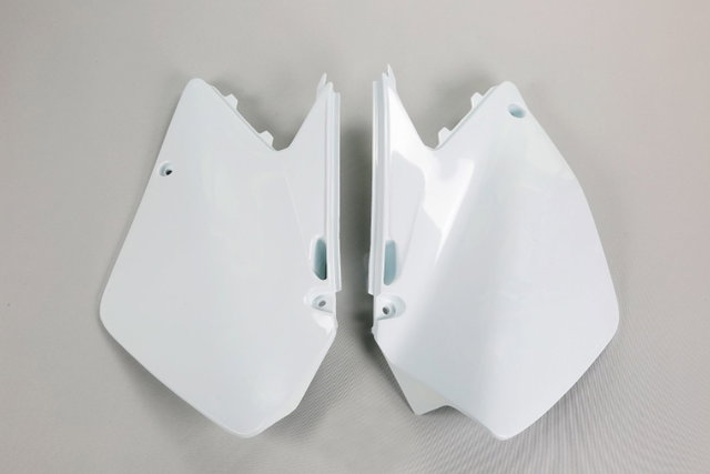 Side number plates Suzuki RM 250 (06-12) white* SU04900-041