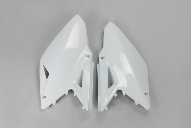 Side number plates Suzuki RMZ 450 (08-17) white* SU04918-041