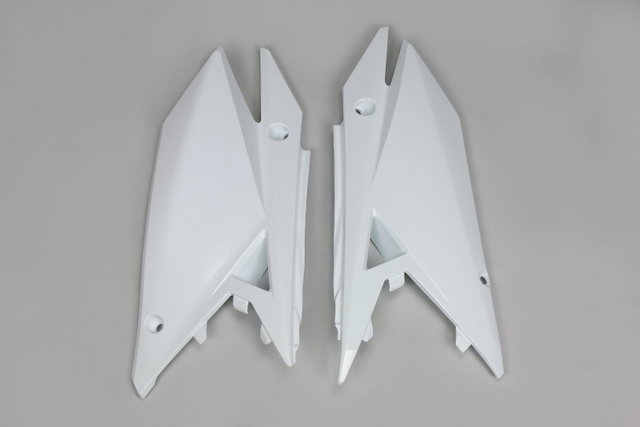 Side number plates Suzuki RMZ 250 (19-26) white* SU04942-041