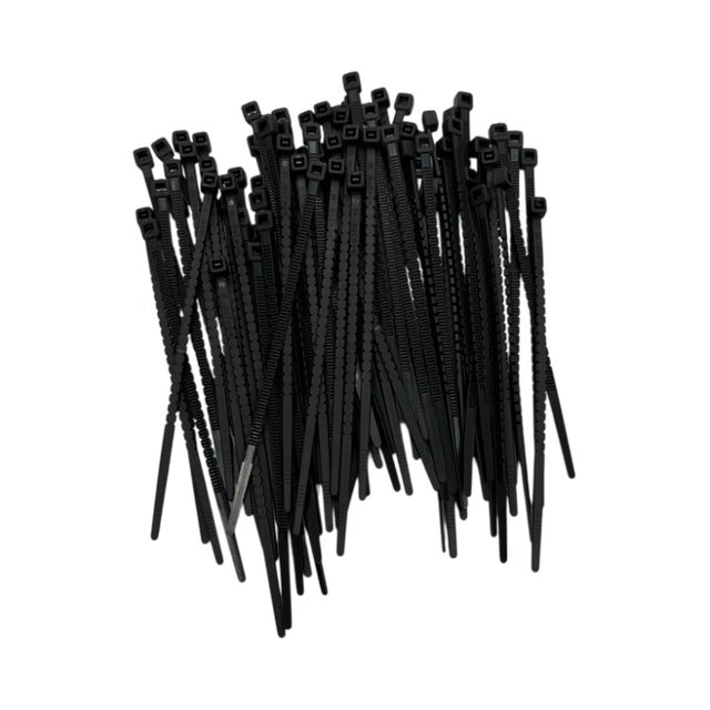 Reusable nylon zip ties NRTeam 2,8 x 102 mm black TCTN.102
