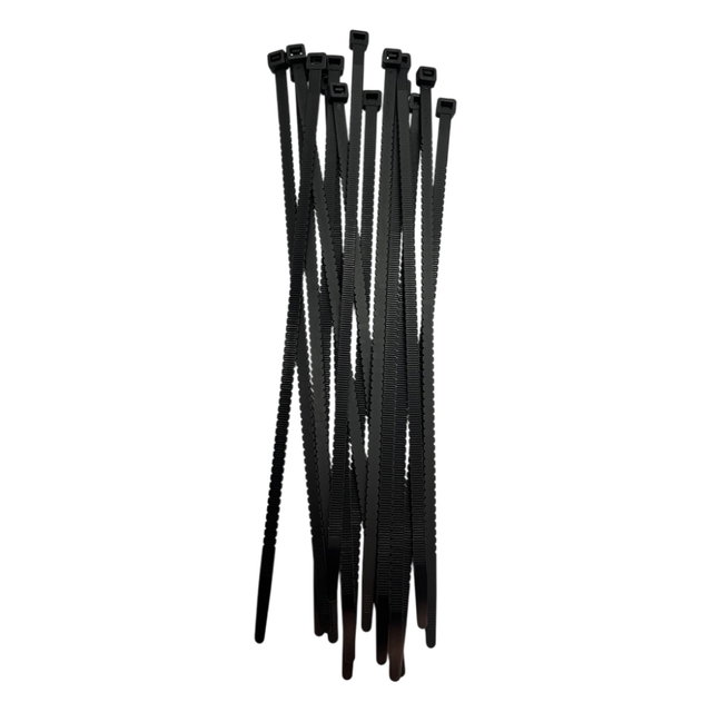 Reusable nylon zip ties NRTeam 8 x 360 mm black TCTN.360